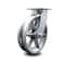 Service Caster 8 Inch Kingpinless V Groove Semi Steel Wheel Swivel Top Plate Caster SCC SCC-KP30S820-VGR - alternate 1